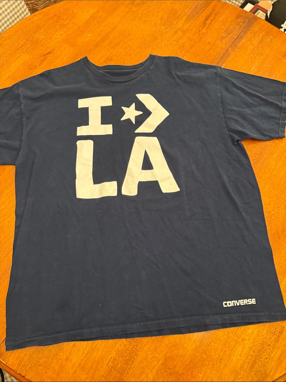 Converse Navy Blue Graphic I♥LA Tee xl